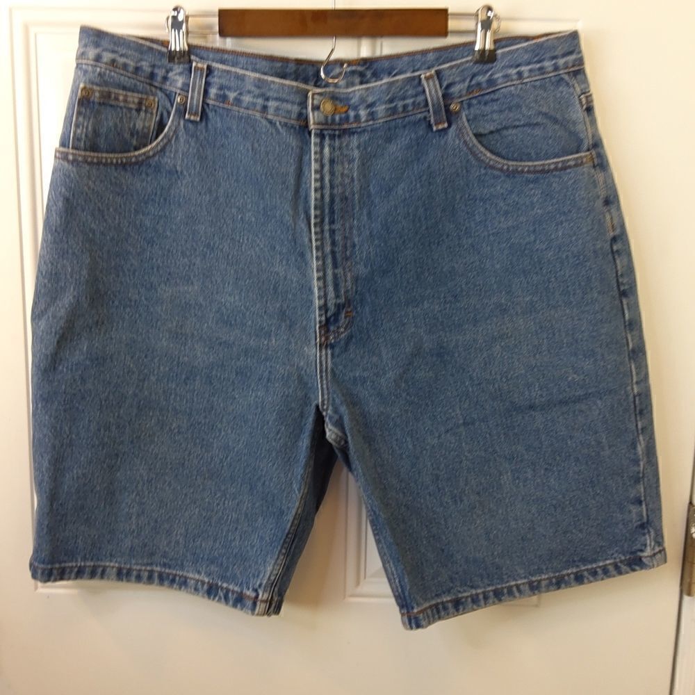 Members Mark blue denim five pocket shorts